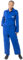 Insouciante Women's Work Overalls with Unique Waist Zip Feature, Gardening and Painting Ladies Overalls (8, Blue)
