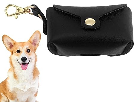 Honhoha Distributeur de Sac à Caca pour Chien, Porte-Sac pour crottes de Chien avec Mousqueton, Distributeur de Sacs à déchets Doggie pour la Course à Pied en Plein air
