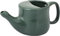 Ancient Impex Pot Neti en céramique anti-déversement avec 5 sachets de sel de Neti – Couleur vert forêt – Capacité : 400 ml