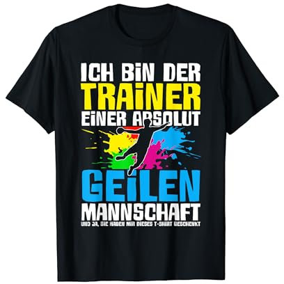 Ich Bin Der Trainer Handball Sport Spieler Hanballer Herren T-Shirt