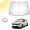 BIBIBO Peugeot 208 - Cubierta para Parabrisas Delantero Compatible con Peugeot 208 2019-2024 - Parasol para Parabrisas Delantero Plegable