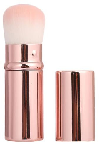 Pinceau de maquillage rétractable pour application de fond de teint poudres et cosmétiques minéraux