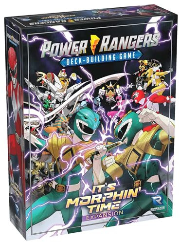 Renegade Game Studios: Power Rangers Deck-Building Game - It's Morphin' Time Expansion - The Mighty Morphin Team, Ages 14+, 2-4 Players, 90 Min