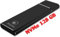 Atlantis SSD Esterno Portable M.2 NVME da 128GB. Type_C USB-3.1, PCI Express Alluminio Satinato NERO