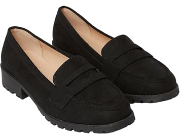 Dorothy Perkins Women's Wide Fit Leoni Chunky Loafers, Wide Fit, Spring Summer, Office, Party, Occasion, Wedding Guest
