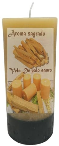 Vela Palo Santo. PROTECCION, LIMPIEZA, PURIFICACION. Aroma Sagrado. Velon Palo Santo. Ceras de miel ecologicas. Hecho por artesanos en España.