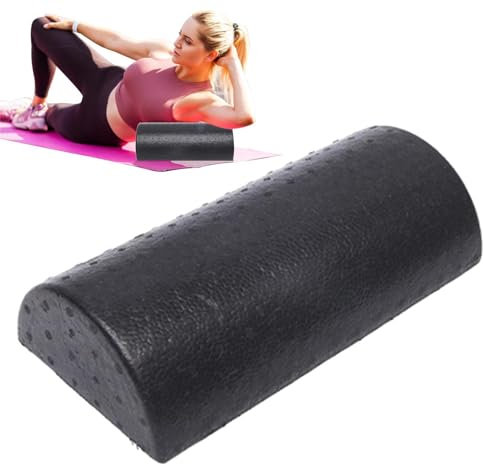 Yoga-Säulenroller - Muskelmassaget -Muskelrolle, Halbrunde Schaumstoffrolle für Yoga | Fitness Foam Roller Yoga Schaumwalzen, Halbkreisformige Schaumstoffrolle für Rücken, Beine, Workouts, Fitness,