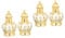 Ipetboom 4pcs Essential Oil Bottles Refillable Perfume Containers Applicator Compact and Portable Oil Bottles for Fragrance Water Travel and Gifting