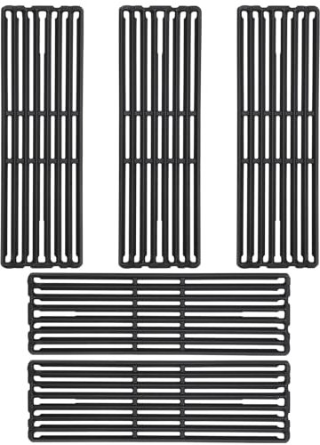 Hiorucet Grillteile für Broil King 9561-54, 9561-57, 9561-64, 9561-67, Imperial XLS, Regal 420, Regal 440, Regal 490, Regal 590, Regal 590 Pro, Regal 625, Gusseisen Grillroste für Broil King Parts