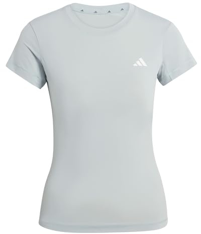 adidas Women's Power Essentials Workout Contour T-Shirt, Wonder Sage, M