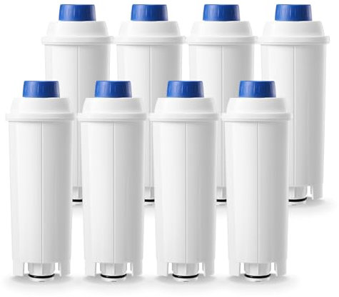 Molifal Wasserfilter, Ersatz für Delonghi Kaffeevollautomaten DLSC002 Filter, kompatibel mit Delonghi Dinamica, Magnifica S, Eletta Explorer, ETAM Autentica EPAM und ECAM-Serie (8)