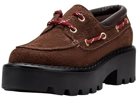 Marc Fisher LTD Women's Peyten Loafer, Dark Brown Suede 200, 5 UK