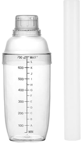Cocktail Mixing Cup - Getränke Shaker, Alkoholglas | 1x Durchsuchungsgeistflasche Mit Messung Von Jigger, Masher, Tropffreie Kappe Für Club-Getränke, Sammeln Nacht, Home Bar-Werkzeuge.