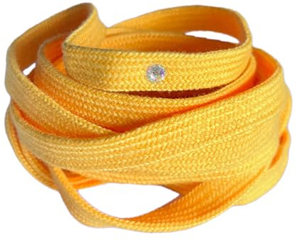 MotiveTech Cordones para Patines de Hockey de 260 Cm, Zapatillas de Hockey, Accesorios para Cordones de Hockey, Amarillo