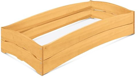 BioKinder 2er Set Stapelbett Gästebett Leandro aus 100% Bio-Massivholz, Erle