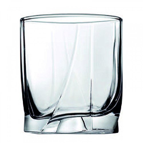 Dajar PASABAHCE Gläser Set Luna Trinkgläser 6 Stück 245 ml für Wasser Saft Universalgläser spülmaschinenfest