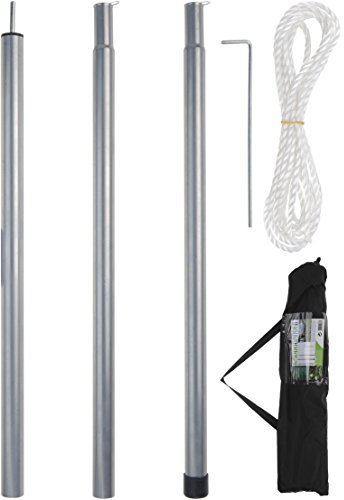 Mât pour voile d ombrage 2.5m