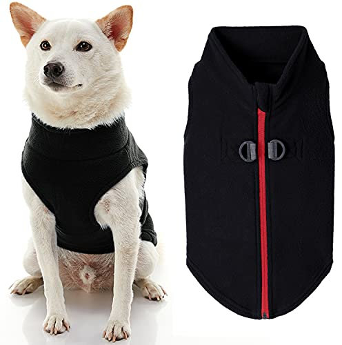 GOOBY Zip Up Fleece-Weste für kleine Hunde
