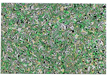 FLEOR Schlagbrett Material Blank Gitarre Kratzplatte Blatt Rechteckig 11 * 17 Zoll DIY Custom für ST o TL Bass E-Gitarrenschutz, 4-lagig, Grüner/Hellgelber Streifen