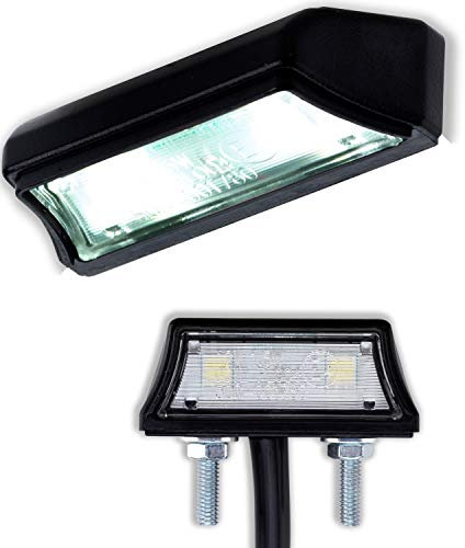 Germany Motorsports LED Mini Micro Kennzeichen Nummernschild Beleuchtung Leuchte Lampe e-geprüft für Motorrad, Roller, Quad (X7)