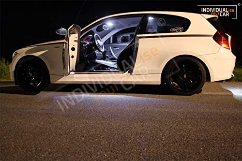 INDIVIDUALise your CAR Innenraumbeleuchtung SET für 1er E81 (Cool-White) Kaltweiß