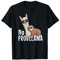No ProblLama Hipster mit Brille Faultier auf Lama T-Shirt