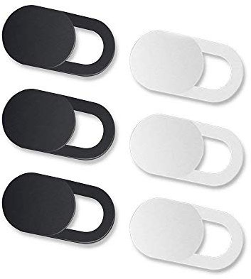 Webcam Abdeckung Laptop, Webcam Cover 0.027 Ultra dünne passt Echo Spot Smartphones Tablets Macbooks Computer(6 Packs)