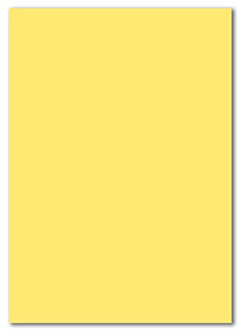 FarbenFroh by GUSTAV NEUSER 100x DIN A4 Papier - Zitronengelb (Gelb) - 110 g/m² - 21 x 29,7 cm - Briefpapier Bastelpapier Tonpapier Briefbogen