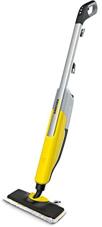 Scopa a Vapore Kärcher SC 2 Upright EasyFix, Pronto in 30 sec, 1600 W, Serbatoio 0,4 litri, Area di Lavoro 50m², Panno EasyFix, Elimina il 99,999% di virus, germi e batteri + Filtro Anticalcare