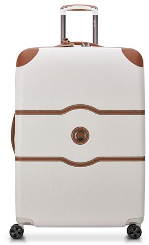 DELSEY PARIS Chatelet Hard+ Hartschalengepäck mit Spinnrollen, Angora, Checked-Medium 24 Inch, Chatelet Air 2.0 Hartschalengepäck mit Spinnrollen