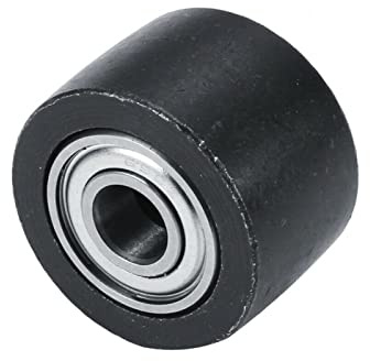 ALEOHALTER Ersatz für Bandschleifer, Riemenscheibe, 20 x 520 mm, pneumatisches Werkzeug, einfach zu installieren, Luftbandschleifer, Riemenscheibe, Polieren, Schleifen, Zubehör (schwarz)