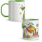 LolaPix Mug Licorne. Tasse Personnalisée Prénom.Tasse Plastique. Mug Enfant. Sans BPA. 330 ml. Alpacorn pour enfants