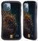 Head Case Designs Galassia Pelle di Camaleonte Pattern Cover Ibrida Compatibile con Apple iPhone 13