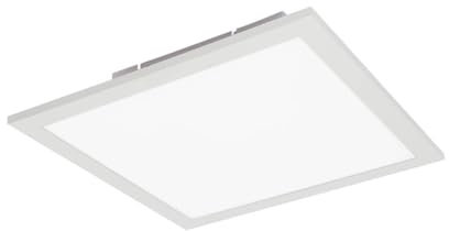 Lindby LED Panel Kenma dimmbar mit Leselampe (Modern) in Weiß (1 flammig,) - Bürolampe Deckenlampe Deckenleuchte Lampe Wohnzimmerleuchte