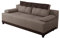 BROMARKT Schlafsofa ROMPON - Sofa mit Schlaffunktion und Bettkasten, Bettsofa, Couchgarnitur, Couch, Sofagarnitur, Bett (h94 x t93 x b200 cm, Inari 23 Braun + Inari 27 Dunkelbraun)