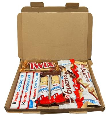 Kinder Bueno Bliss Irresistible Hamper of Treats for Sweet Moments | Happy Hippos | Twix | Letterbox Gift | Perfect for Birthday, Christmas, Easter, Halloween |