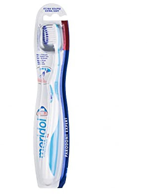 Meridol Extra weiche Zahnbürste mit Drucksensor, langlebig, mehrfarbig, Einweg