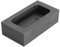 NUOBESTY 125x60x40mm Graphit Barren Form für Nichteisen Metall Casting Schmelzen Mould