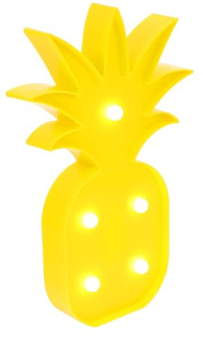 OSALADI Ananas-nachtlicht Led Schreibtischlicht Entzückendes Kinderzimmerlicht Einzigartiges Wohnlicht Dekor Licht Für Schlafzimmer Restaurant Ornament