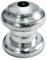 NECO 2.5 cm CNC Threadless 1 Zoll Headset, Silber, NC2865