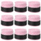 PATIKIL Ruban de Grip pour Raquette de Tennis de 43,3 Pouces, Lot de 9 sur-Grips Perforés Absorbants et Antidérapants pour Raquette de Badminton et Canne à Pêche, Rose Clair