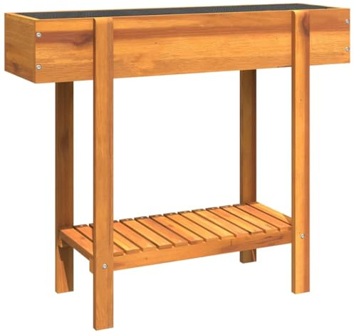 vidaXL Hochbeet 90x30x75 cm Massivholz Akazie