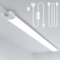 ANTENLICHT LED Feuchtraumleuchte 150CM mit Stecker Plug und Play oder Kabelgebunden, Einfache Reihenschaltung Werkstattlampe mit 45W 5000k Kaltlweiß 5000Lumen, Wasserfest IP65 für Keller Garage, Weiß
