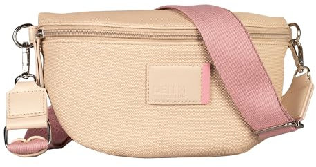 TOM TAILOR Denim Damen Rosie Canvas 004530 Crossover-Body-Tasche, beige