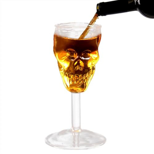Gobelet tête de mort, verre à vin crâne d'Halloween | Nouveauté de tasse à boire d'Halloween,Verres à vin gothiques sur le thème d'Halloween pour collection, restaurants