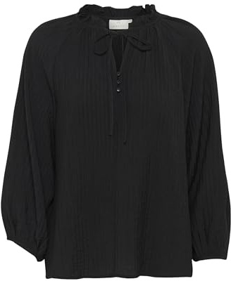KAFFE Damen Langarm-Bluse KAlianna 3/4 Ärmel