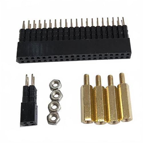 DSLRKIT 16 mm GPIO und PoE Pin Header Höhenerhöhung Extender für Raspberry Pi 5 4B 3B+ 3B (2 Stück)