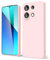 oakxco Cover in Silicone per Xiaomi Redmi Note 13 4G, Gel di Gomma Telefono di Protezione Custodia, Morbida Ultra Sottile Opaco TPU Fotocamera Protezione Antiurto Custodia, Rosa