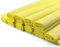 Netuno 10 rouleaux de papier jaune pastel 200 x 50cm papier crêpe coloré papier de soie coloré papier crépon pour bricolage décoration DIY loisirs créatifs papier décoratif papier crépon de couleur