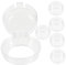 Milisten 6Pièces Couvre Boutons pour Cuisinière Protection Transparente pour Four Appareils Électroménagers Installation Facile